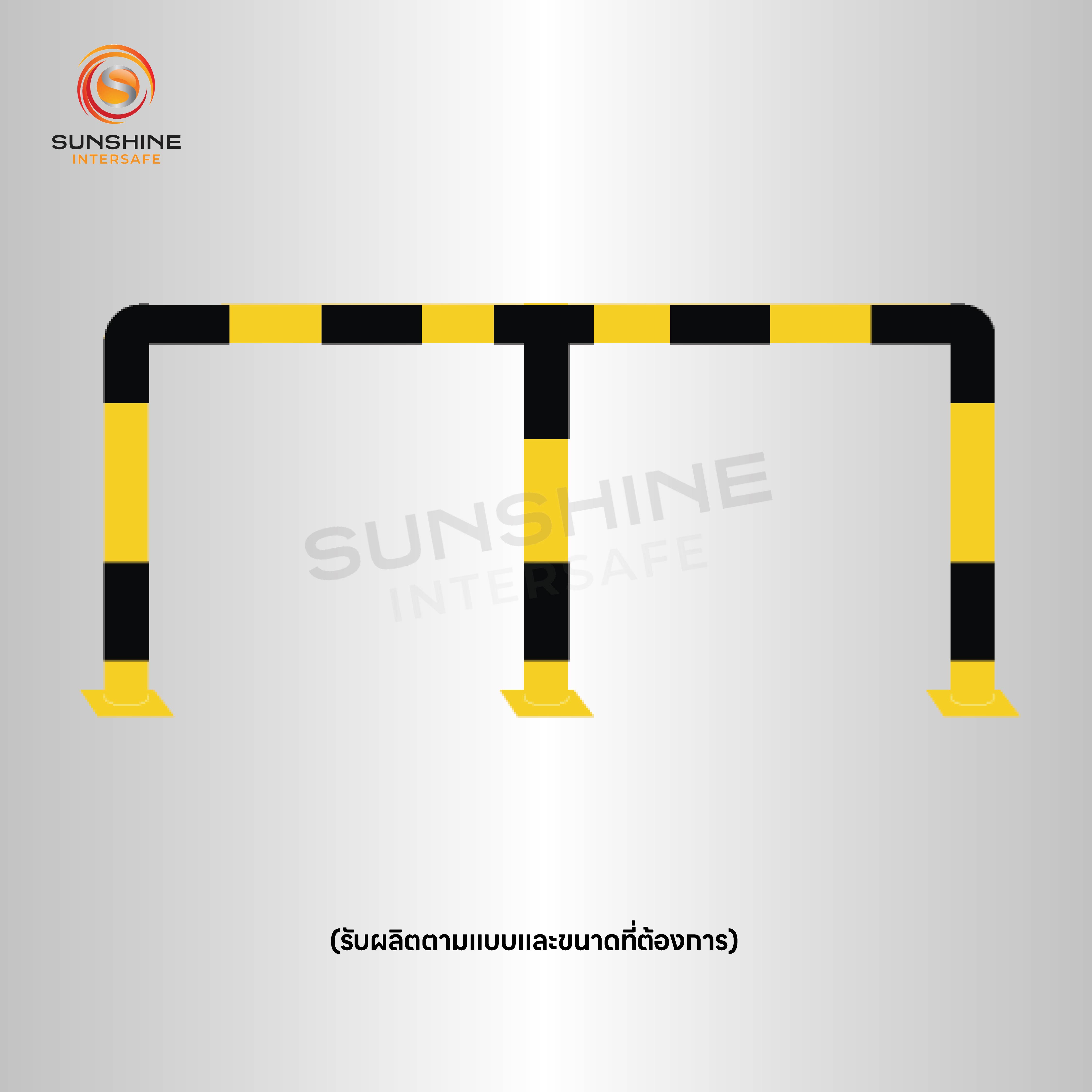 เสาหลักสำหรับกันชน หรือกั้นเขตพื้นที่ ขนาด Dia 3 นิ้ว